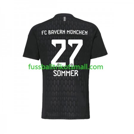 Fußballtrikots Bayern München Yann Sommer 27 Torwart 2023-2024 Kurzarm Heimtrikotsatz kaufen